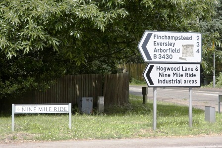 Just follow the signs to get to your destination